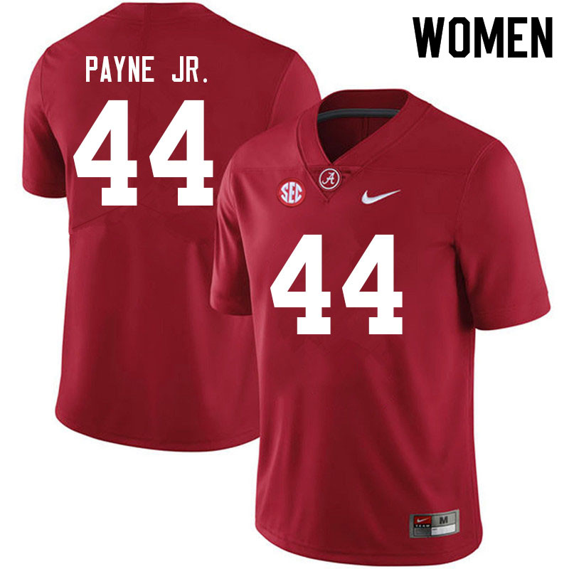 Alabama Crimson Tide Women's Damon Payne Jr. #44 Crimson NCAA Nike Authentic Stitched 2021 College Football Jersey ST16D82TX